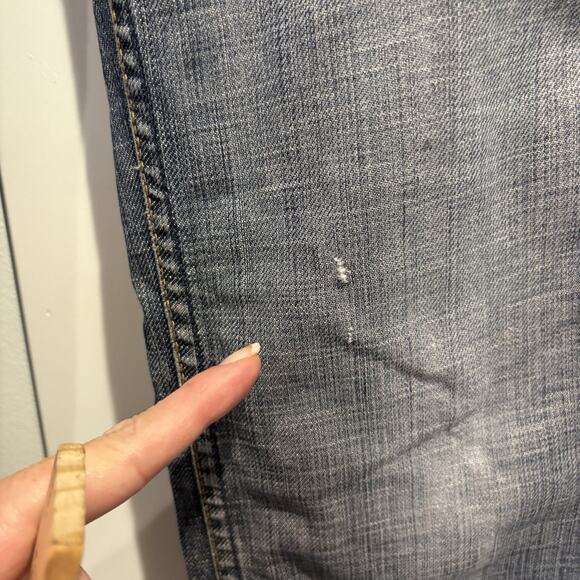 Vintage‎ Y2K Juicy Couture Flare Jeans 90s 00s Size 27 Blue Low Rise USA - Picture 7 of 14